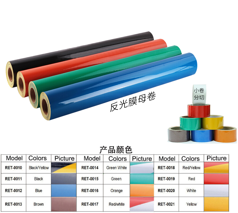 廣告（gào）級反光膜（mó）母卷尺寸