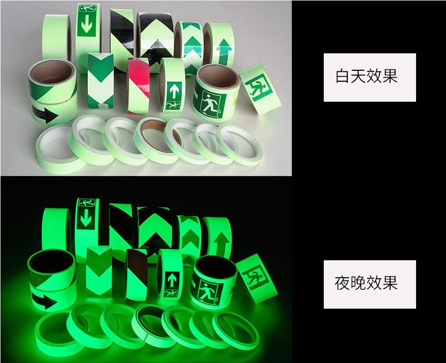 夜光膜白天和晚上的效果（guǒ）對比