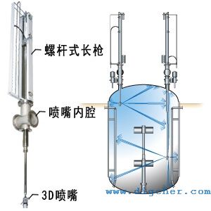 全自動不鏽鋼反應（yīng）釜清洗係統-不鏽鋼（gāng）反（fǎn）應釜清（qīng）洗設備